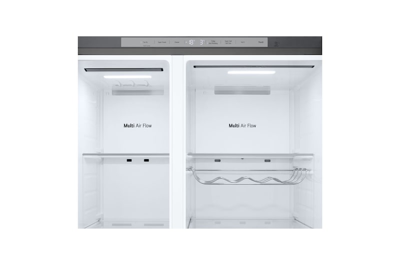 LG Frigorifero Side-by-Side | Classe C, 628L | Wi-Fi, Dispenser senza allaccio, UVnano, Door & Linear Cooling | Prime Silver, GSLE81PYBC