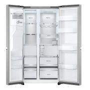 LG Frigorifero Syde-by-Side | Classe C, 628L | Wi-Fi, Dispenser senza allaccio, UVnano, Metal Fresh, Door Cooling | Metal Sorbet, GSLE91MBAC