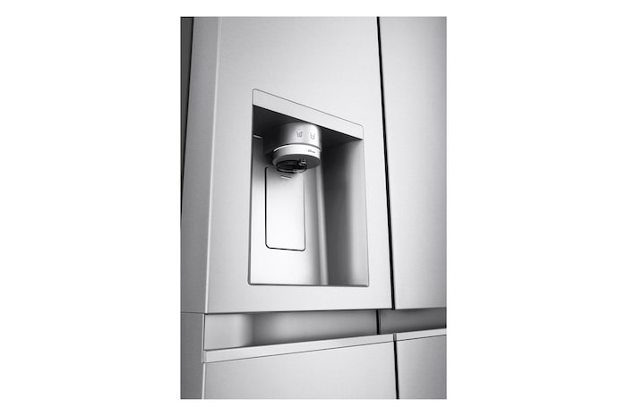LG Frigorifero Syde-by-Side | Classe C, 628L | Wi-Fi, Dispenser senza allaccio, UVnano, Metal Fresh, Door Cooling | Metal Sorbet, GSLE91MBAC