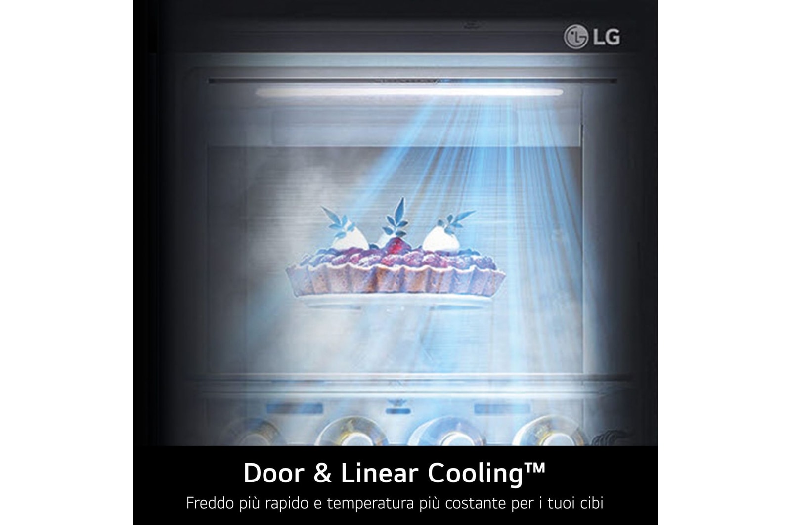 LG Frigorifero Side-by-Side | Classe D, 635L | Wi-Fi, Dispenser con allaccio, UVnano, No frost | Inox, GSLV90PZAD