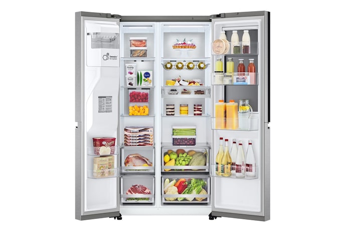 Immagine di Frigo Argentato Combinato Total No Frost, Classe D, Metal Fresh, 387L, Offerte Frigo a Doppia Porta