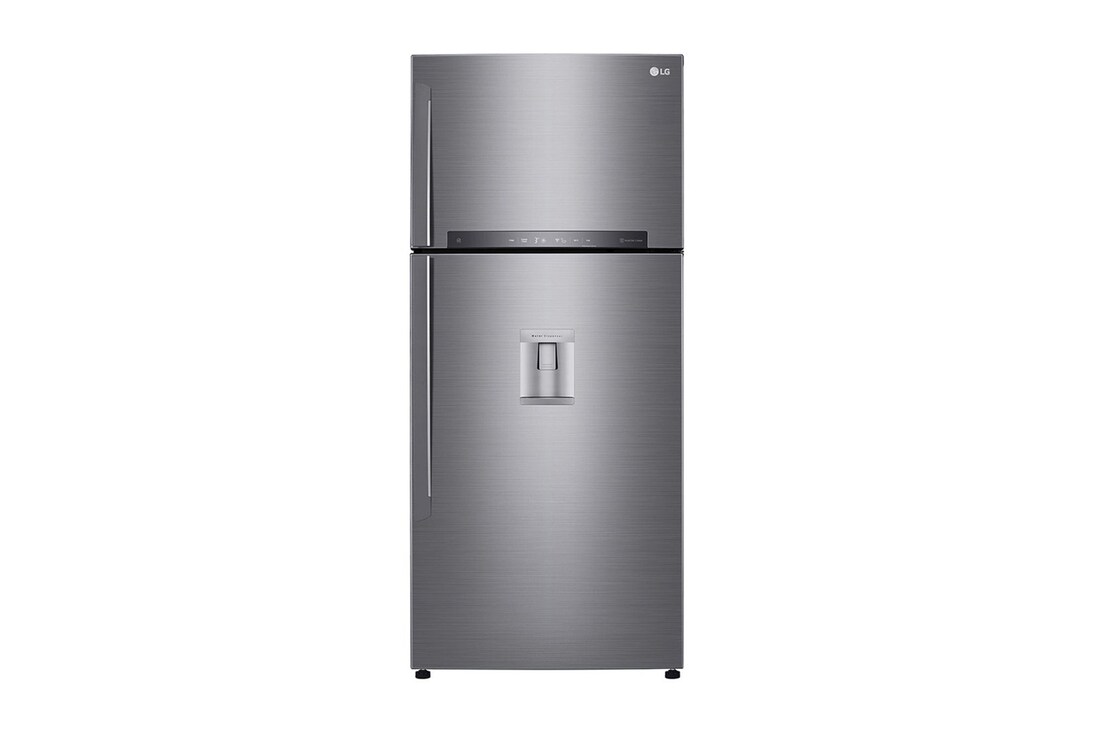 Foto frontale del frigorifero LG GTF744PZPED