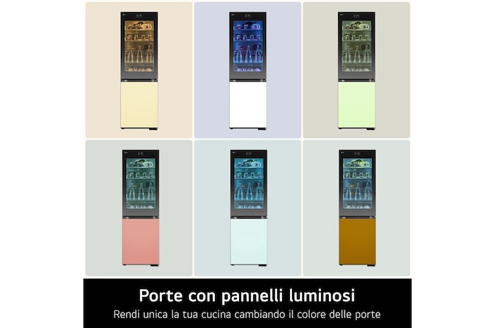 Caratteristica Porte con pannelli luminosi