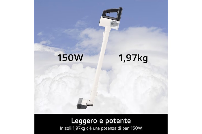 Aspirapolvere leggero e potente A9C-SLIM1C