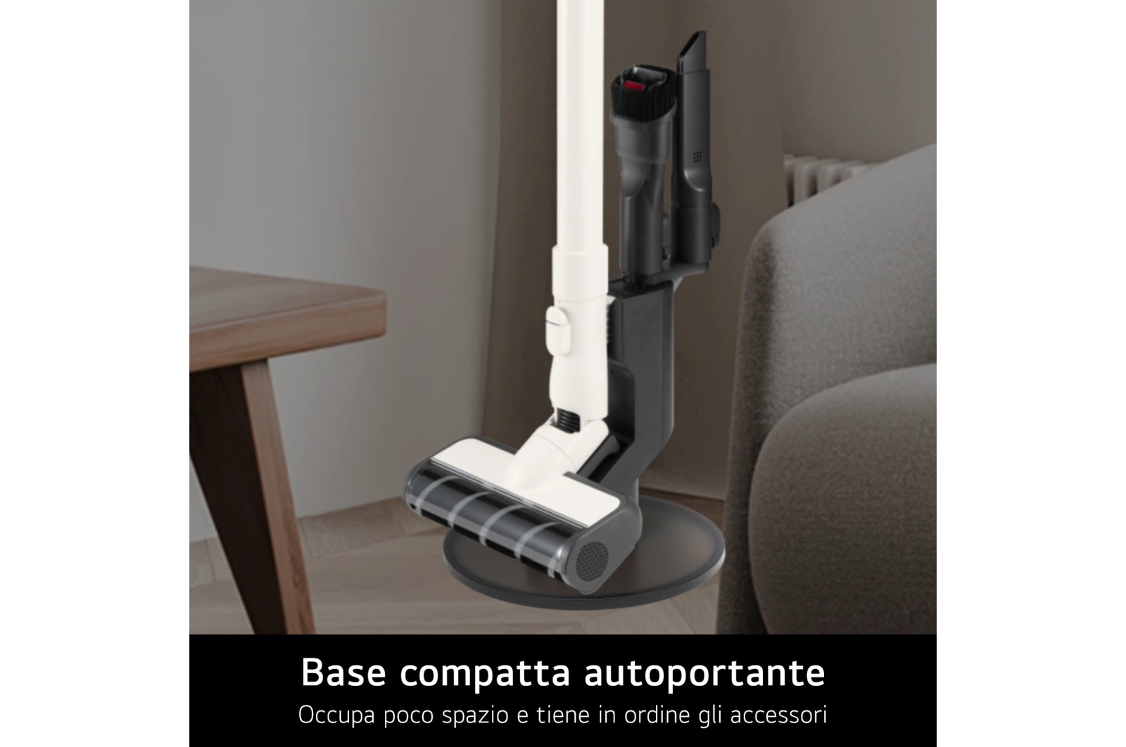 Caratteristica Base compatta autoportante