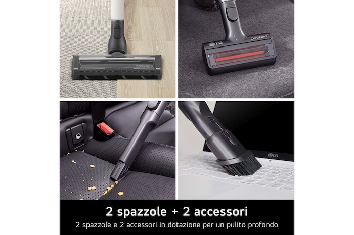 Caratteristica 2 Spazzole + 2 Accessori