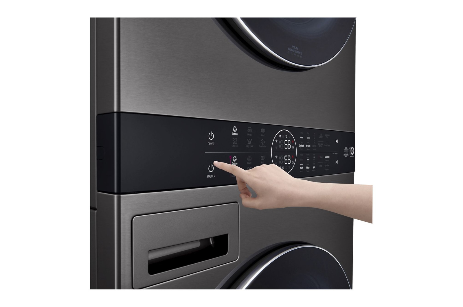 Interfaccia touch intelligente: Colonna bucato LG WT1716BBF