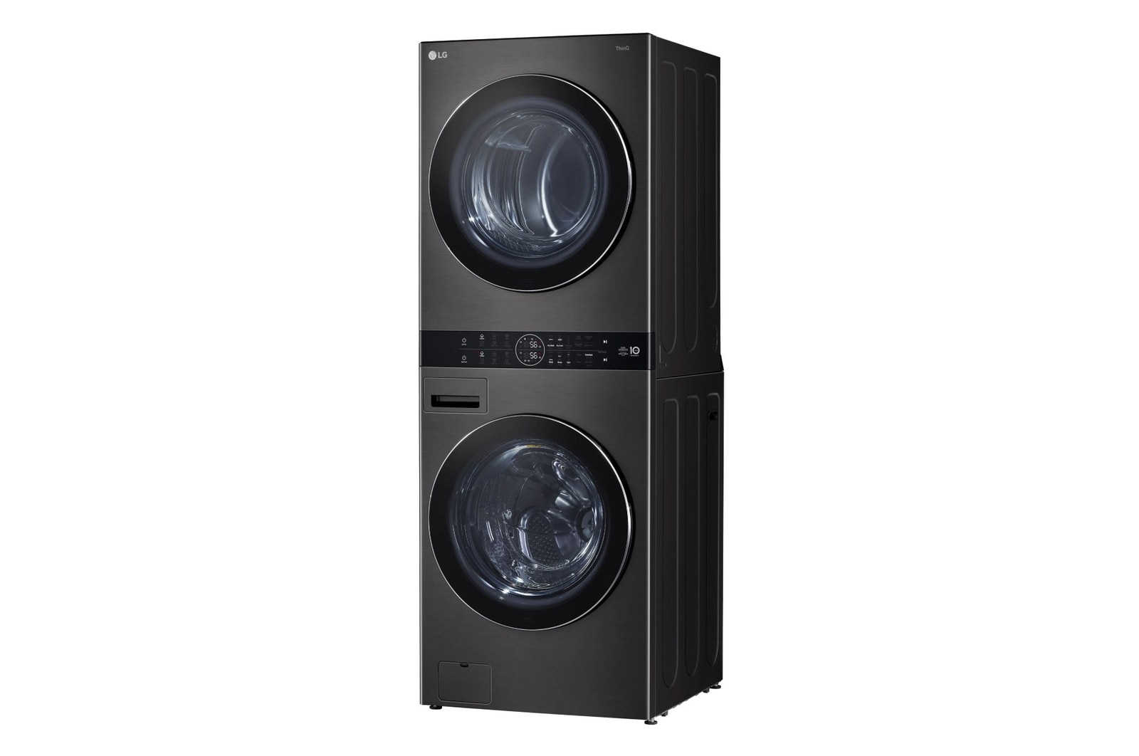 Vista prospettica: colonna bucato LG WT1716BBF