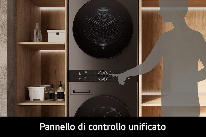 vista pannello di controllo unificato LG wt1716bbf