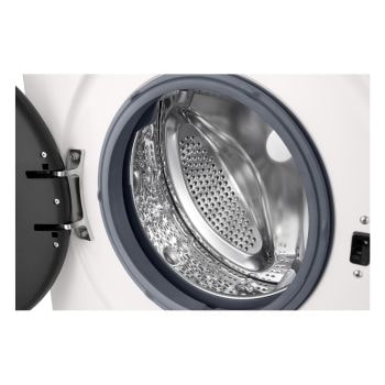 Dettaglio interno del cestello lavatrice LG F2NX10S7NWB.