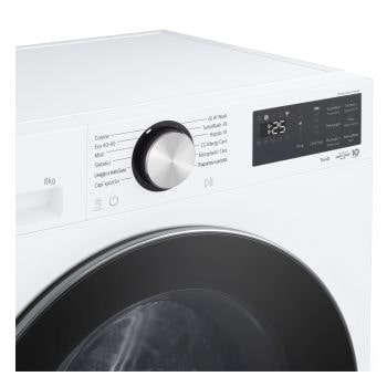 Dettagli comandi frontali lavatrice lavatrice LG F2NX50S8TCL Serie X5 Classe A-30%