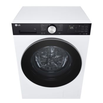 Immagine frontale dall'alto lavatrice LG F2NX50S9TKC Slim 9kg Serie X5 Classe A