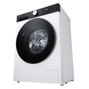 Foto angolare sinistra lavatrice LG F2NX50S9TKC Slim 9kg Serie X5 Classe A
