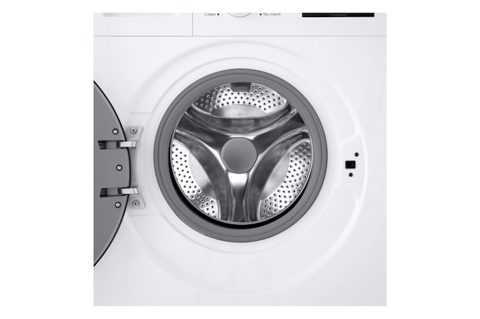 Vista ravvicinata del cestello frontale