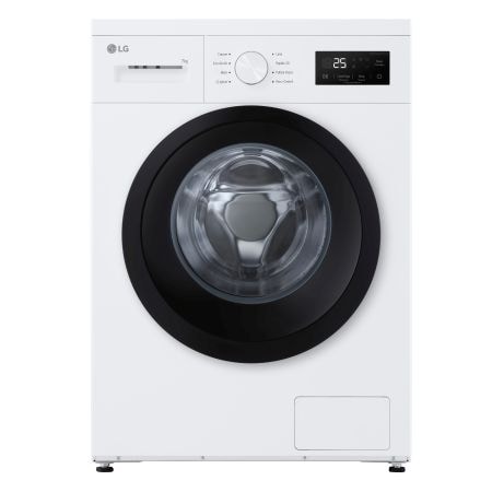 Lavatrice slim 7kg | Serie A1 Classe A | 1400 giri, Programma Igiene con vapore, Display grande, Design essenziale | White - F4NA10S7NWK