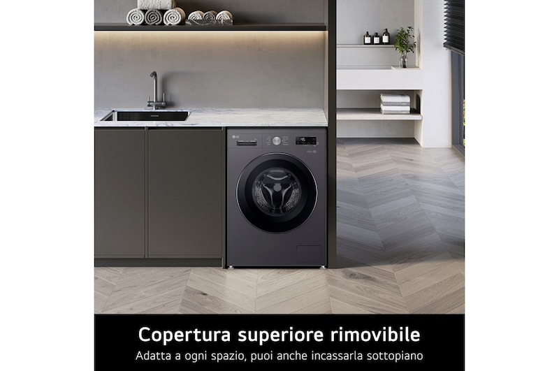Lavatrice aperta