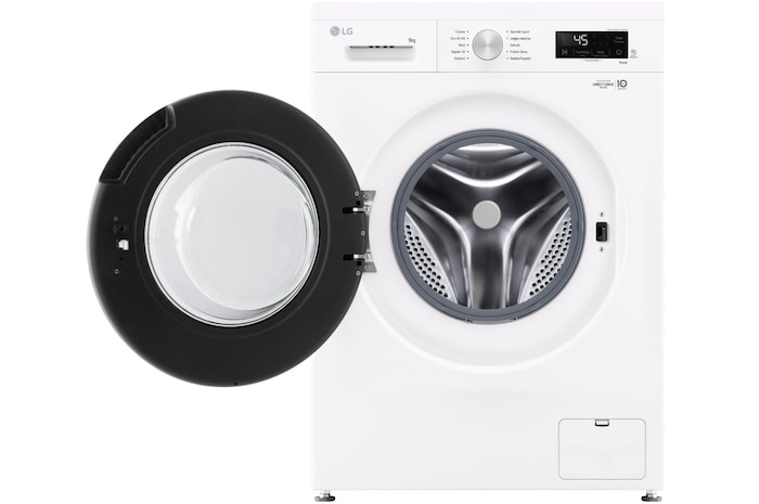 Lavatrice a tre quarti verso destra