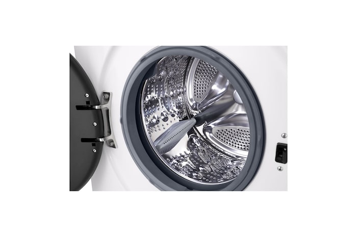 Lavatrice a tre quarti verso sinistra