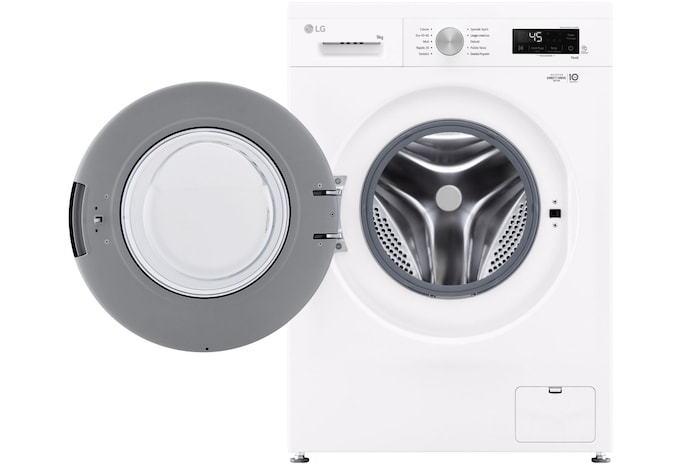 Lavatrice a tre quarti verso destra