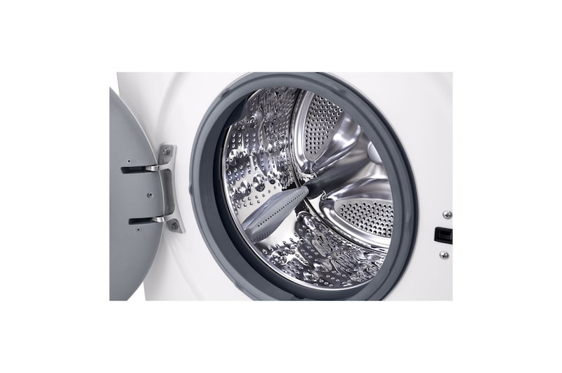 Lavatrice a tre quarti verso sinistra