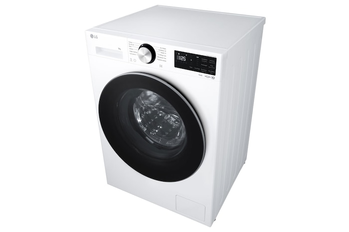 Immagine in diagonale della lavatrice LG F4NX5009TLC