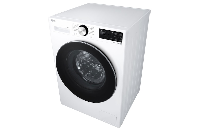 Immagine in diagonale della lavatrice LG F4NX5009TLC