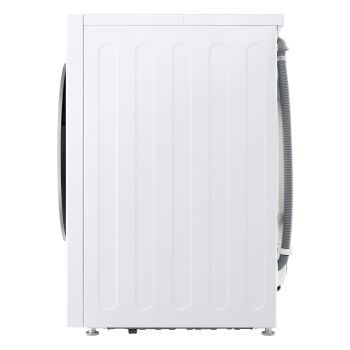 Immagine con vista laterale lavatrice LG F4NX5009TLC