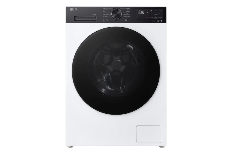 Immagine frontale della lavatrice LG F4NX5011TKB