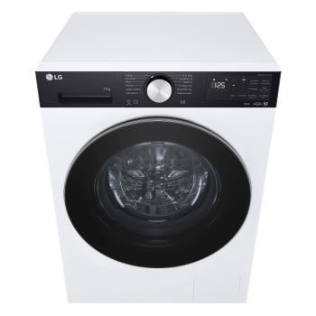 Dettaglio pannello di controllo e manopola programmi Lavatrice LG F4NX5011TKC