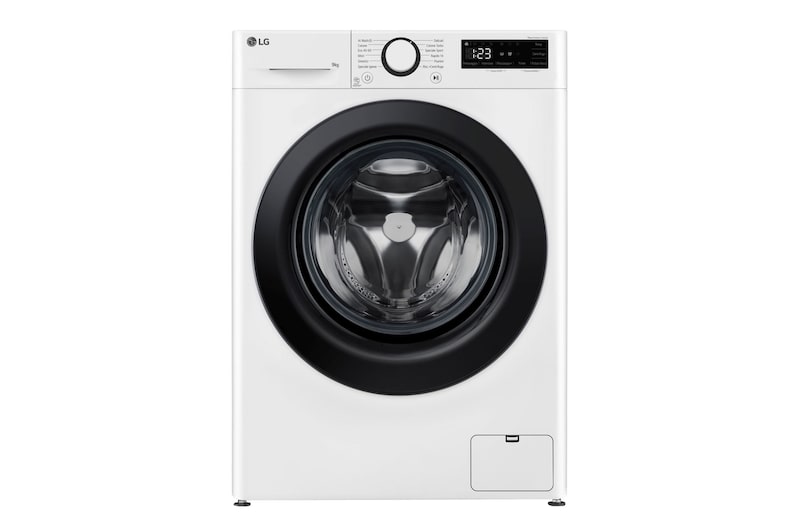 LG Lavatrice 9kg AI DD™ | Serie R3 Classe A-10% | 1400 giri, Lavaggio con AI, Smart Diagnosis, Motore Direct Drive | White, F4R3009NNWB.ABWQPIS