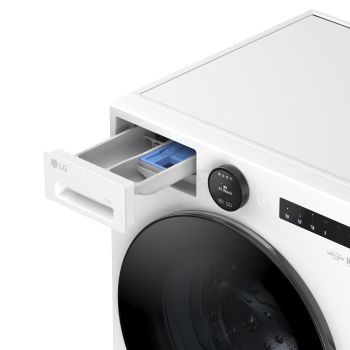 Dettaglio del cassetto del detersivo