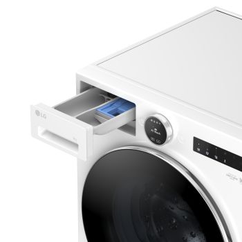 Dettaglio del cassetto del detersivo