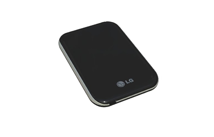 Vista frontale di LG HXD5S50GLS Hard Disk Esterno Slim 500GB HXD5S50GLS