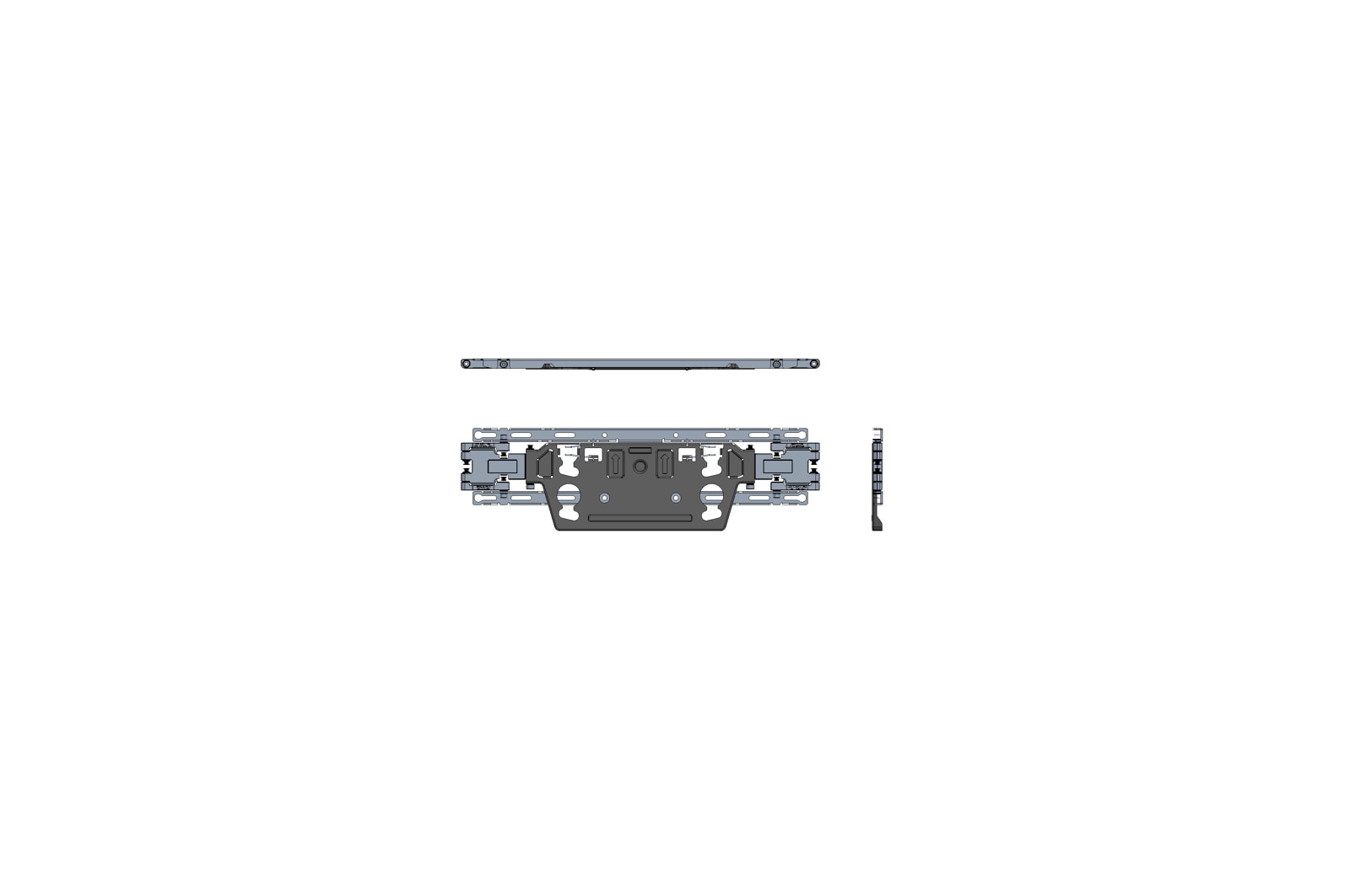 LG Staffa a muro no Gap 2021 TV OLED OLED83C14LA, WB21E
