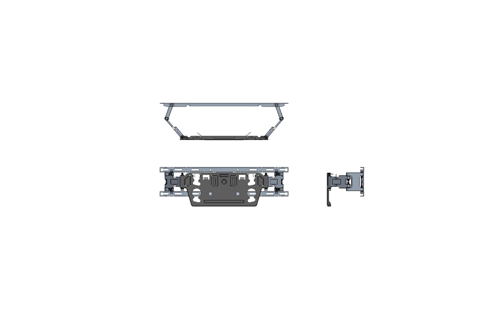 LG Staffa a muro no Gap 2021 TV OLED OLED83C14LA, WB21E