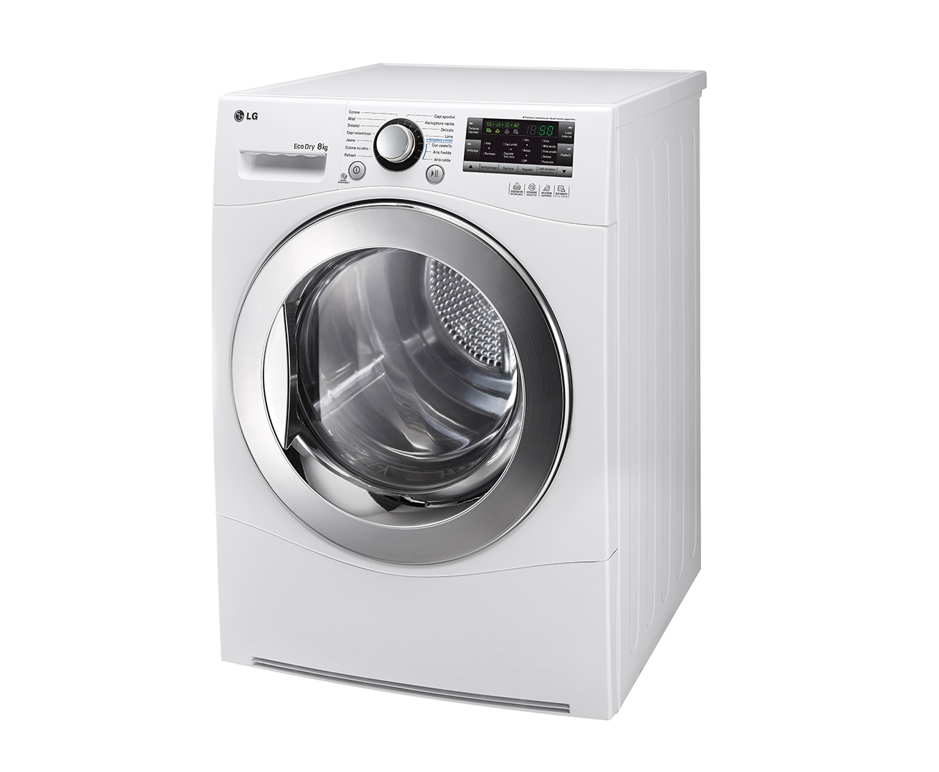 LG Asciugatrice pompa di calore 8Kg in classe A++ e classe di condensazione A., RC8055AH2Z