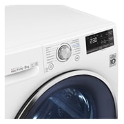 LG Asciugatrice Smart DUAL Inverter Heat Pump™ Eco Hybrid 8 Kg-10%, RC80U2AV3W
