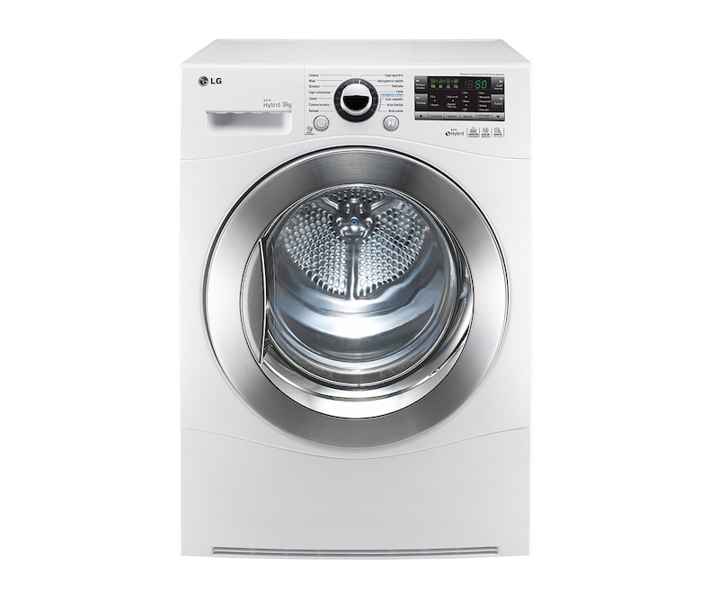 LG Asciugatrice pompa di calore 9Kg, tecnologia Eco Hybrid, in classe A++ e classe di condensazione A., RC9055AP2Z