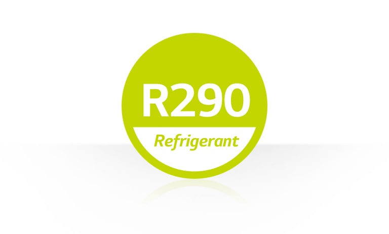 C'è il marchio "refrigerante R290".