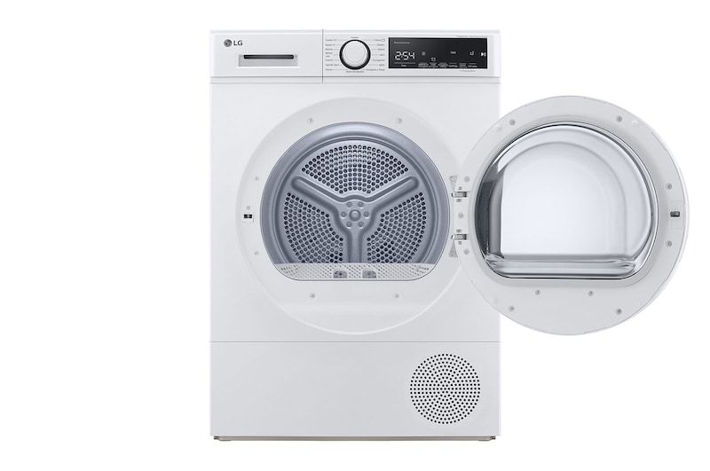 LG Asciugatrice 8kg Pompa di calore | Serie M2 Classe A++ | Ciclo igiene, Sensore asciugatura, Refrigerante R290, RH80M2AV6R