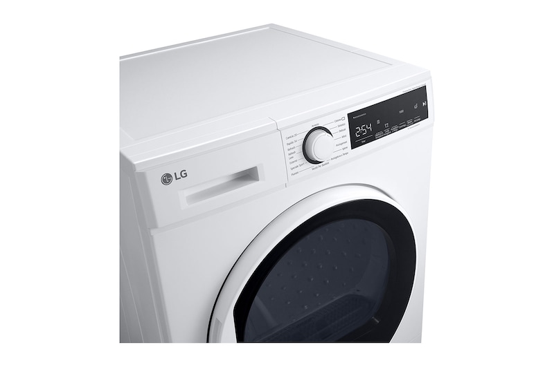 LG Asciugatrice 8kg Pompa di calore | Serie M2 Classe A++ | Ciclo igiene, Sensore asciugatura, Refrigerante R290, RH80M2AV6R