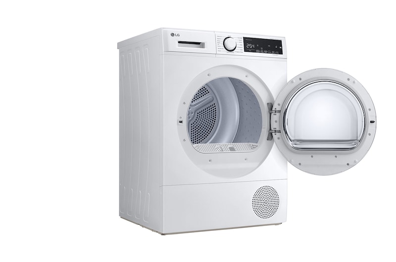 LG Asciugatrice 8kg Pompa di calore | Serie M2 Classe A++ | Ciclo igiene, Sensore asciugatura, Refrigerante R290, RH80M2AV6R