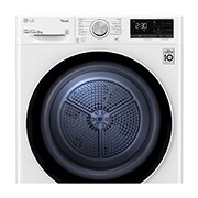 LG Asciugatrice 8kg Pompa di calore DUAL Inverter | Serie V3 Classe A++ | Eco Hybrid, Condensatore autopulente, Wi-Fi, RH80V3AV6N
