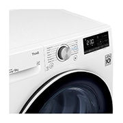 LG Asciugatrice 8kg Pompa di calore DUAL Inverter | Serie V3 Classe A++ | Eco Hybrid, Condensatore autopulente, Wi-Fi, RH80V3AV6N