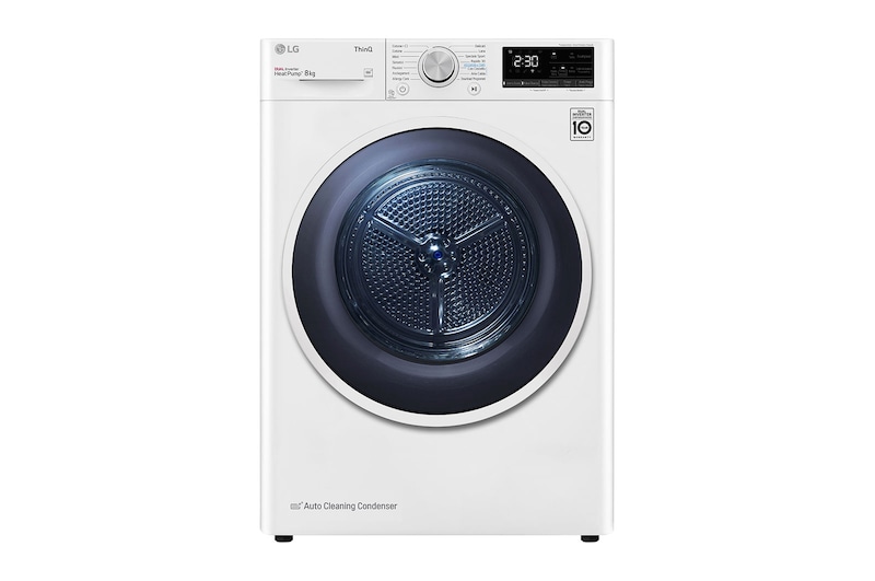 Foto frontale dell'asciugatrice LG RH80V9AVHN