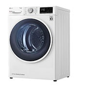 LG Asciugatrice 8kg Pompa di calore DUAL Inverter | Serie V9 Classe A+++ | Eco Hybrid, Condensatore autopulente, Wi-Fi, RH80V9AVHN