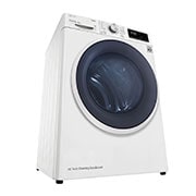 LG Asciugatrice 8kg Pompa di calore DUAL Inverter | Serie V9 Classe A+++ | Eco Hybrid, Condensatore autopulente, Wi-Fi, RH80V9AVHN