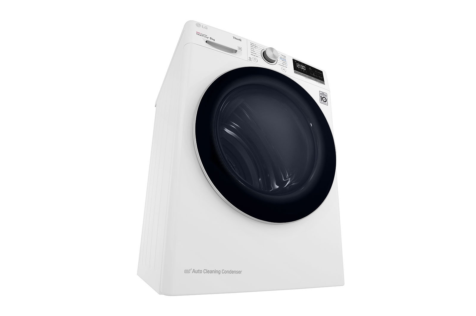 LG Asciugatrice 9kg Pompa di calore DUAL Inverter | Serie V5 Classe A++ | Eco Hybrid, Condensatore autopulente, Wi-Fi, RH90V5AV5N