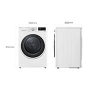 LG Asciugatrice 9kg Pompa di calore DUAL Inverter | Serie V5 Classe A++ | Eco Hybrid, Condensatore autopulente, Wi-Fi, RH90V5AV6N
