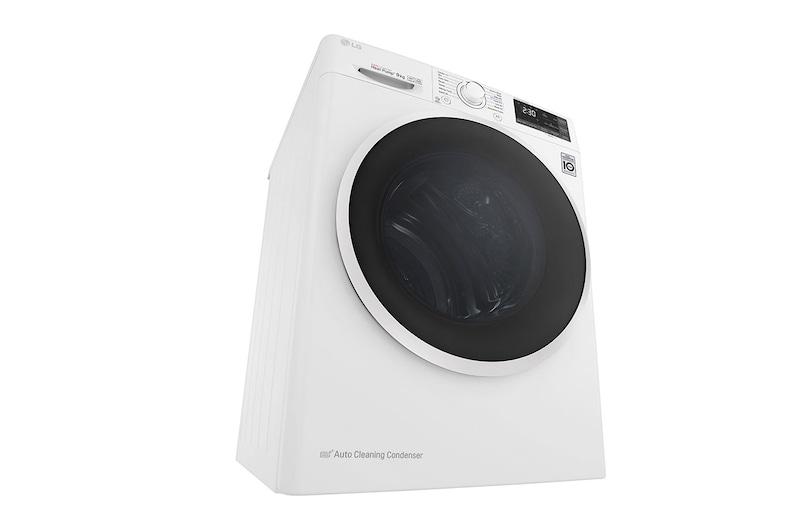 LG Asciugatrice 9kg Pompa di calore DUAL Inverter | Serie V5 Classe A++ | Eco Hybrid, Condensatore autopulente, Wi-Fi, RH90V5AV6Q